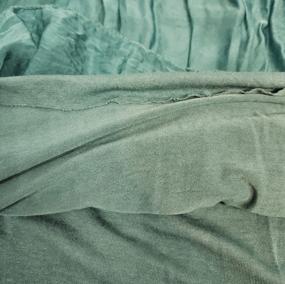 Alexandre Laurent Peacock Teal Pleated Silk Midi Skirt Size Small Women's U17 - Picture 5 of 8